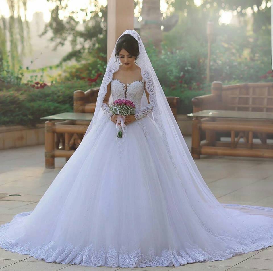 فساتين خطوبة للمحجبات 2018