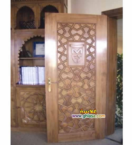 ابواب خشب مودرن