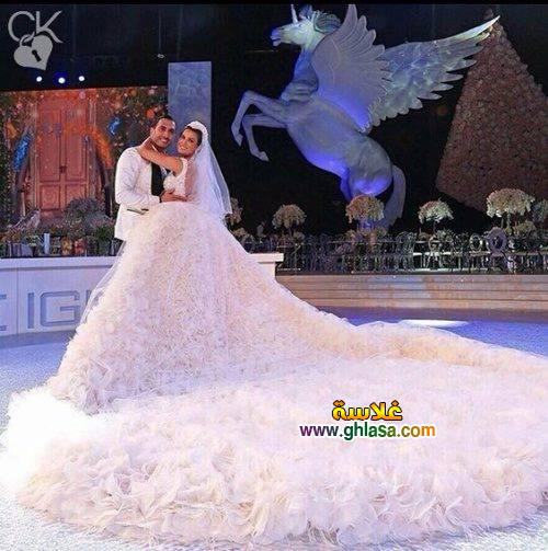اجمل فساتين زفاف صور فستان الفرح 2018