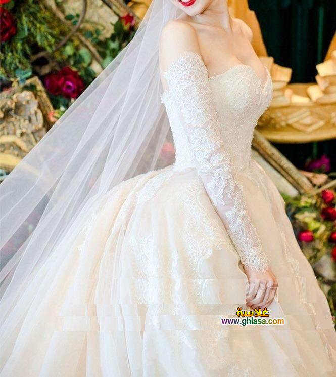 اجمل فساتين زفاف 2018