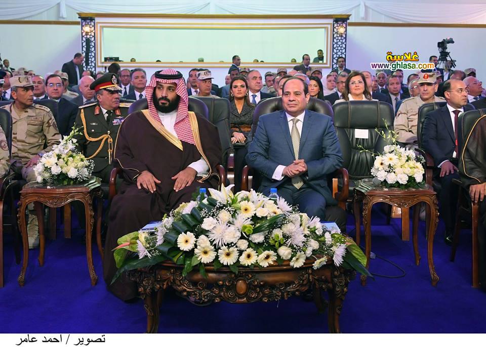 لقاء السيسي بالامير محمد بن سلمان