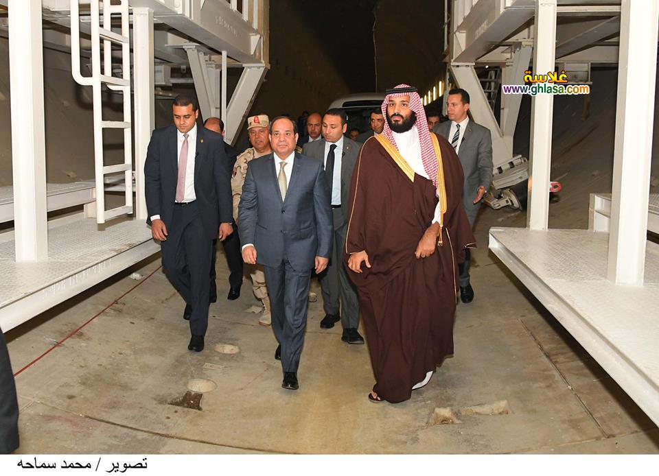 تفاصيل لقاء السيسي بالامير محمد بن سلمان ولي عهد السعودية في مصر اليوم