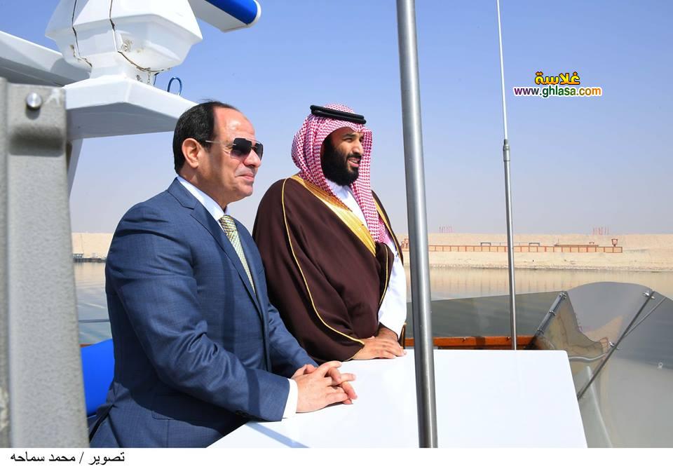 تفاصيل لقاء السيسي بالامير محمد بن سلمان ولي عهد السعودية في مصر اليوم