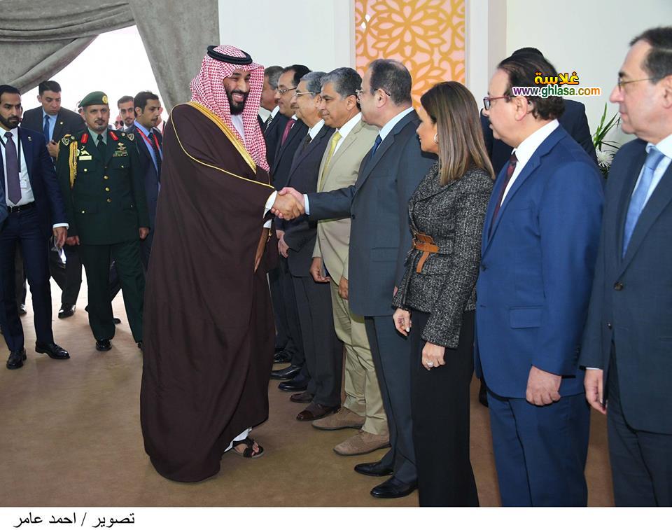 تفاصيل لقاء السيسي بالامير محمد بن سلمان ولي عهد السعودية في مصر اليوم